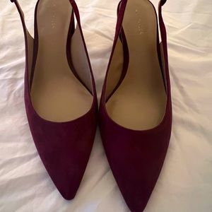 COPY - Burgundy low heel shoes